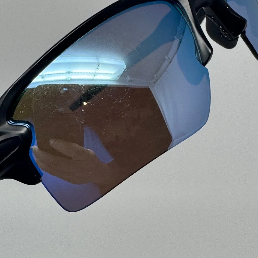 Oakley Flak 2.0 XL Sunglasses Matte Black Prizm Deep Water Polarized OO9188-5859